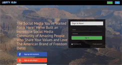 Desktop Screenshot of libertyrush.com